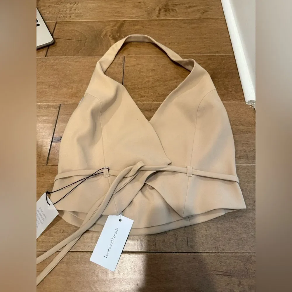 NWT Lovers & Friends Abbey Top in Nude Neutral